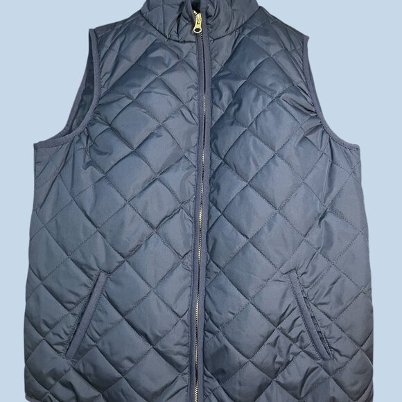 OLD NAVY - NAVY BLUE QUILTED VEST NWOT - Picture 1 of 3
